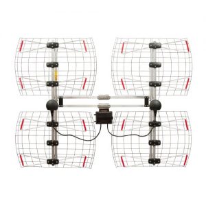 8 Element Bowtie Indoor/Outdoor HDTV Antenna – 70 Mile Range