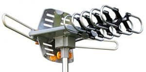 Amplified HD Digital Outdoor HDTV Antenna 150 Miles Long Range with Motorized 360 Degree Rotation