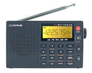 C Crane CC Skywave Portable Travel AM, FM, Shortwave Radio