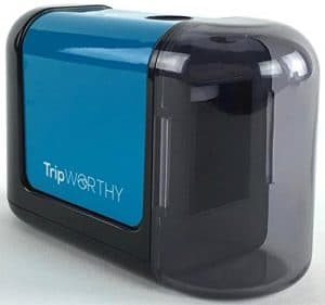 Electric Pencil Sharpener Battery Operated Ideal For No. 2 and Colored Pencils (Drawing, Coloring)