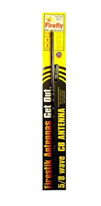 NEW FIRESTIK FL4 FIREFLY 4FT WHITE LIGHTWEIGHT CB HAM ANTENNA USA MADE!!!!!!