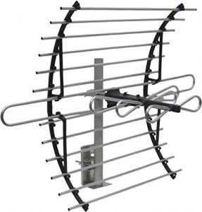 GE 33692 Attic Mount HD Antenna Long Range for VHF / UHF Channels – 60 Mile Range