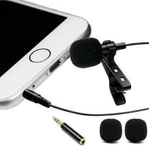 Professional #1 Best Lavalier Lapel Microphone Omnidirectional Condenser