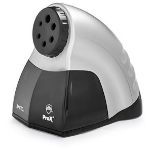 X-ACTO ProX Classroom Electric Pencil Sharpener, Silver, Black