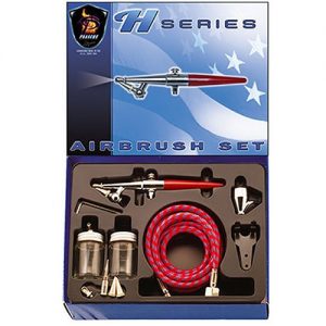 Paasche H-SET Single Action Siphon Feed Airbrush Set