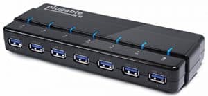 Plugable USB3-HUB7-81X 7 port Powered USB 3.0 hub