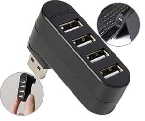 Sabrent 4-Port USB 2.0 HB-UMN4 Rotatable
