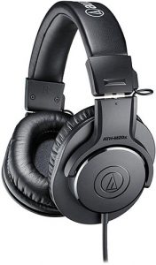 Audio Technica ATH M20x Professional Studio Monitor Headphones