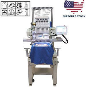 CAMFive EMB HT1501 Single Head Commercial Embroidery Machine