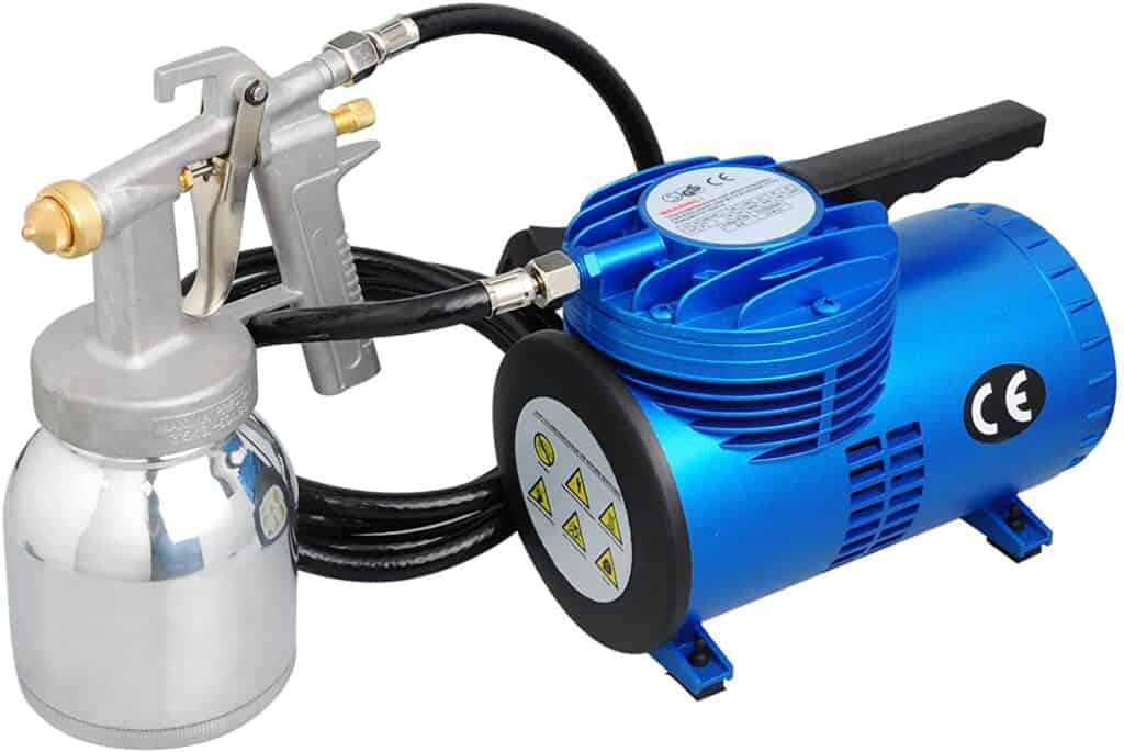 3. PointZero 1/5 HP Airbrush Compressor - wide 2