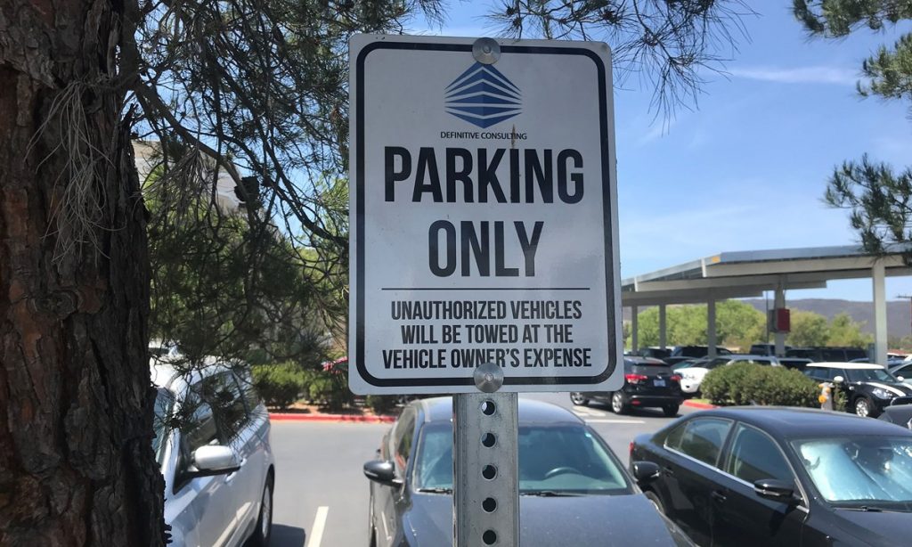 Best Parking Lots Have Custom Signs?